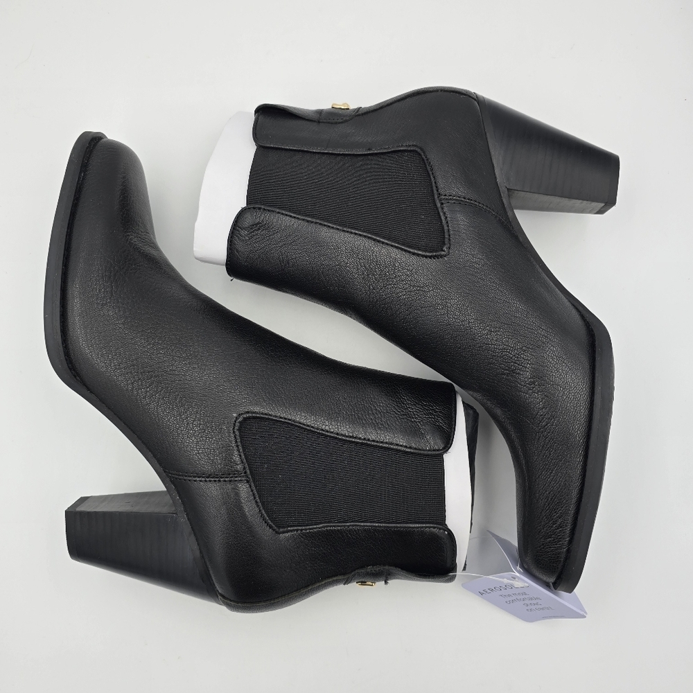 NWT AEROSOLES Lido Mid-Calf Pull-On Heeled Booties, Women's 11M - Picture 13 of 16